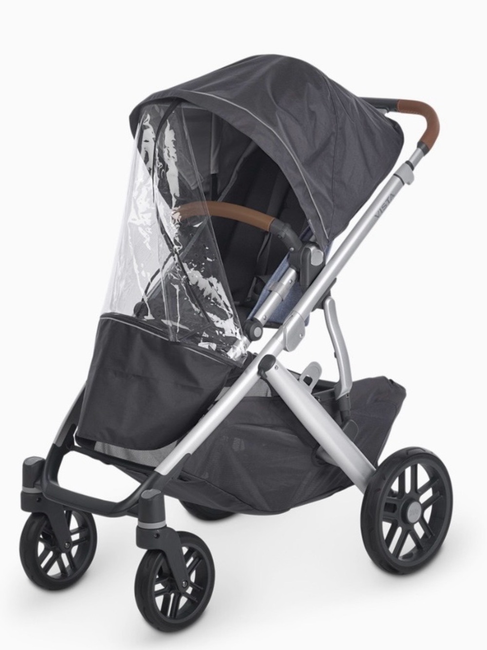UppaBaby Dark Gray and Clear Rain Cover for UppaBaby Stroller